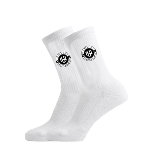 White Sports Socks